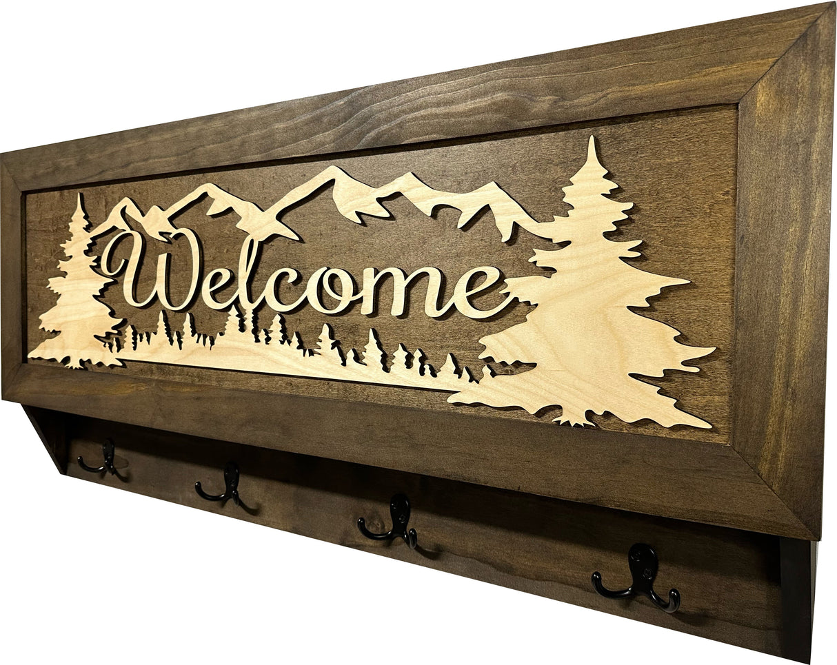 Coat Rack Hidden Gun Storage - Welcome