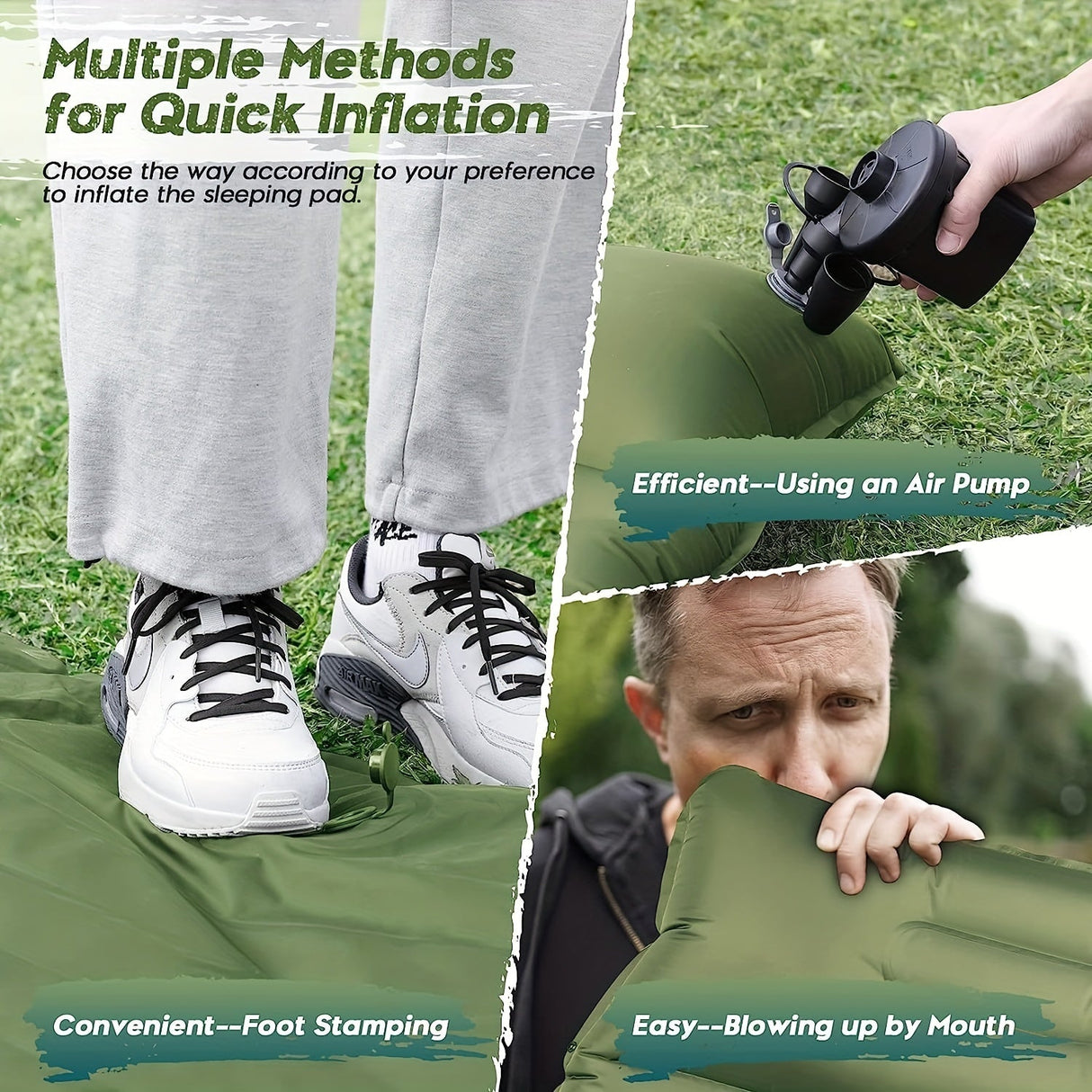 Outdoor Inflatable Camping Mattress-1