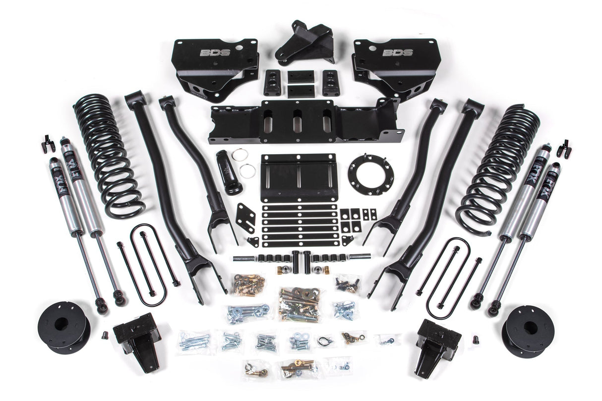 5.5 Inch Lift Kit w/ 4-Link | Ram 3500 w/ Rear Air Ride (19-24) 4WD | Gas