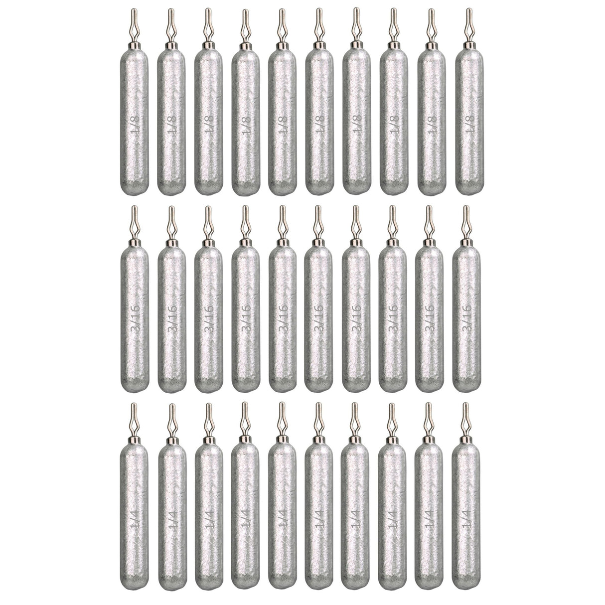 Reaction Tackle Lead Drop Shot Weights- Bulk Packs or Kits