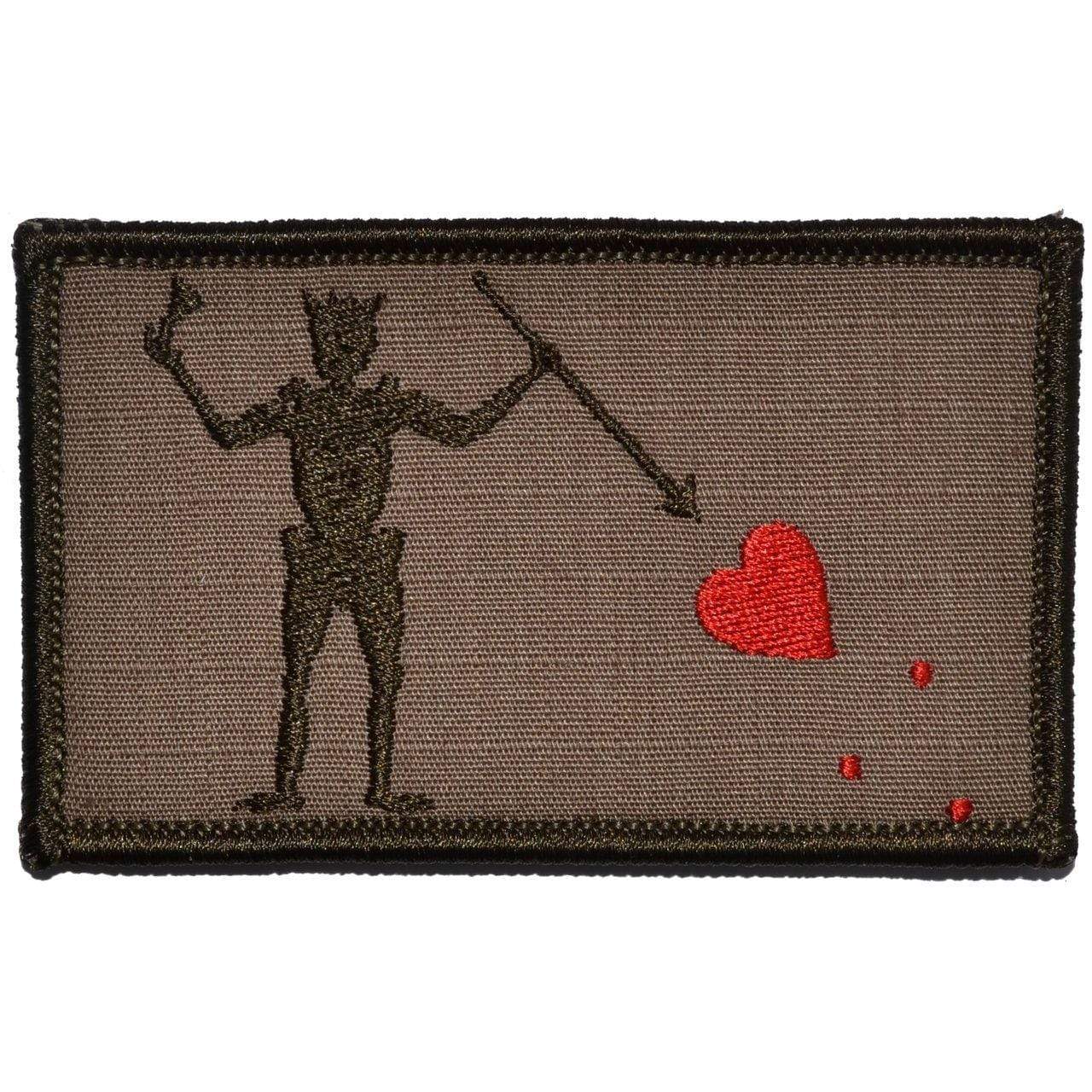 Edward Teach Blackbeard Pirate Flag - 3.75x2.25 Patch