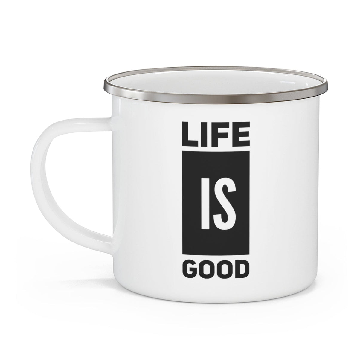 Enamel Camping Mug Life is Good-2