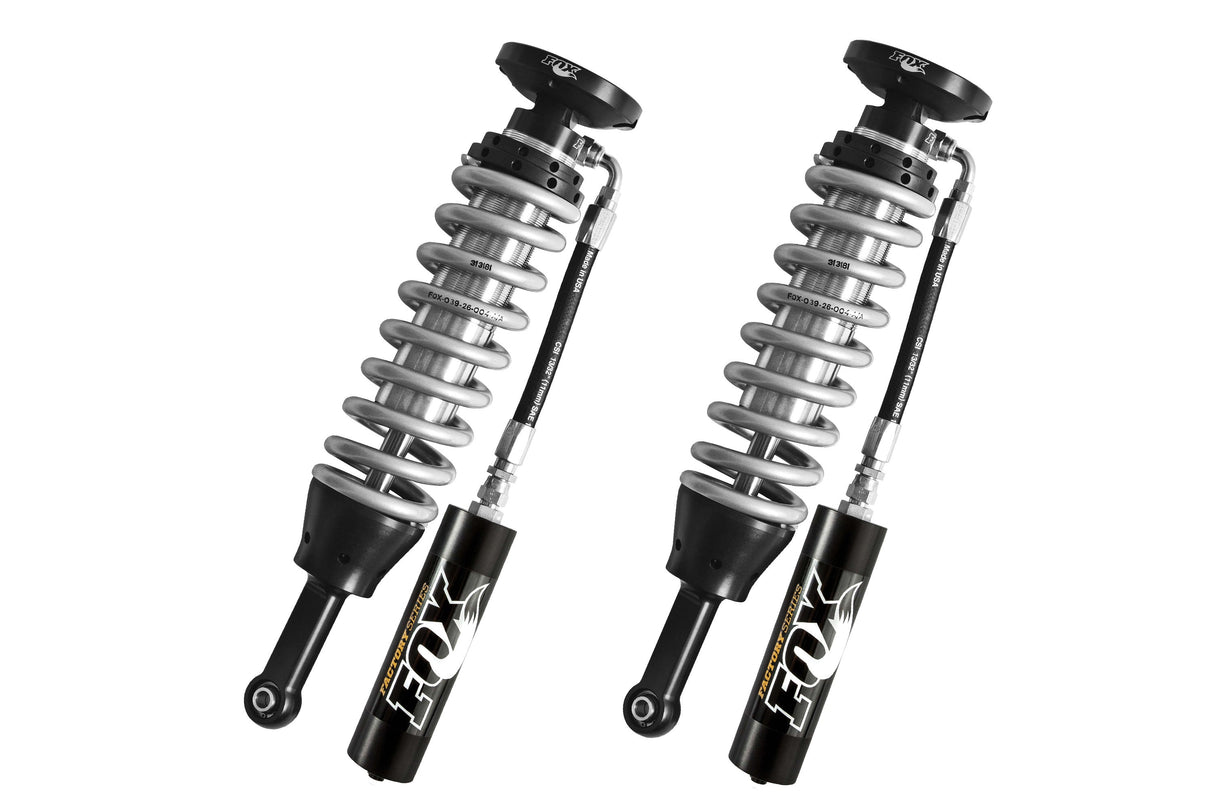 FOX 2.5 Coilover Shocks w/ Reservoir | 0-2 Inch Lift | Factory Series | Chevy Silverado or GMC Sierra 1500 (07-18)