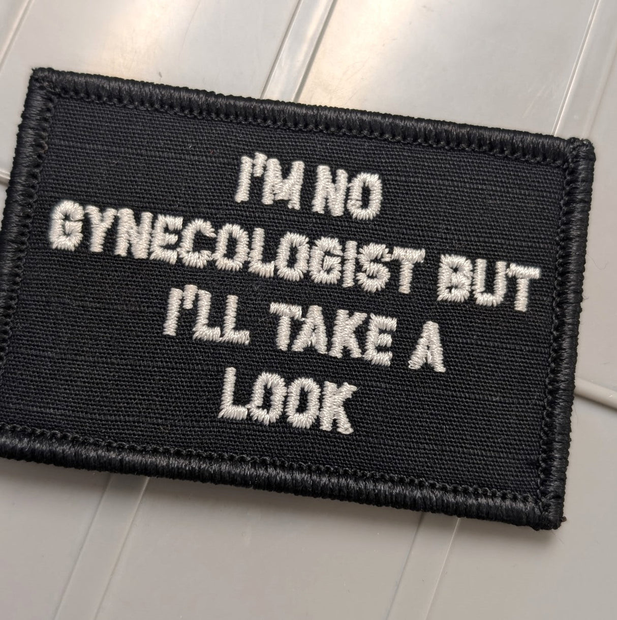 As Seen on Socials - I'm No Gynecologist But I'll Take A Look - Black w/Silver