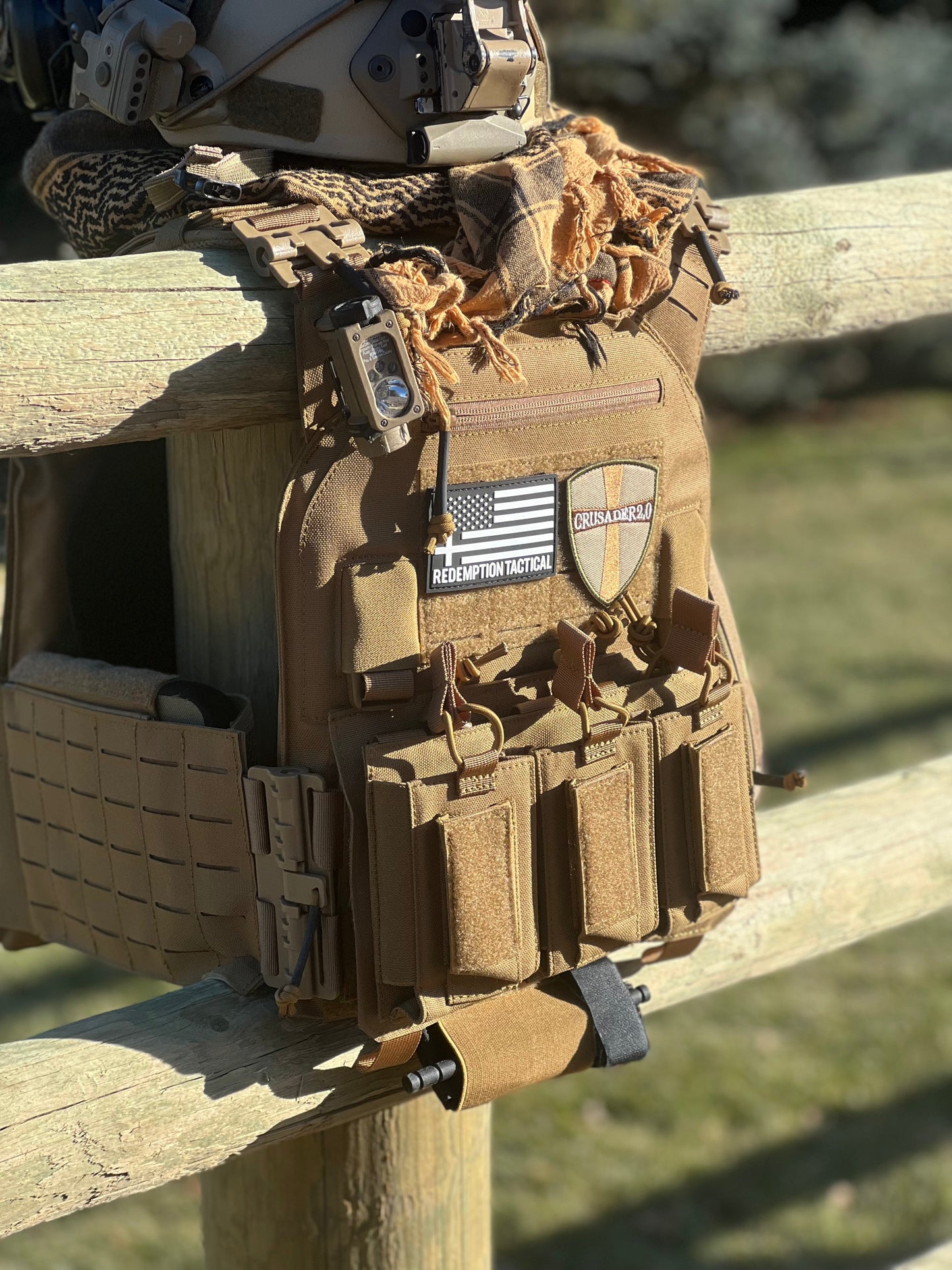 Redemption Tactical CRUSADER 2.0® ARMOR FULL KIT COMBO PACKAGE LIGHTWEIGHT LEVEL IV (2) 10x12 Front/Back Plates (2) 6x8 Side Plates (Level III PE)