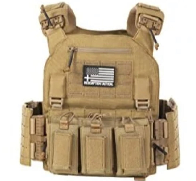 Redemption Tactical CRUSADER 2.0® ARMOR FULL KIT COMBO PACKAGE LIGHTWEIGHT LEVEL IV (2) 10x12 Front/Back Plates (2) 6x8 Side Plates (Level III PE)