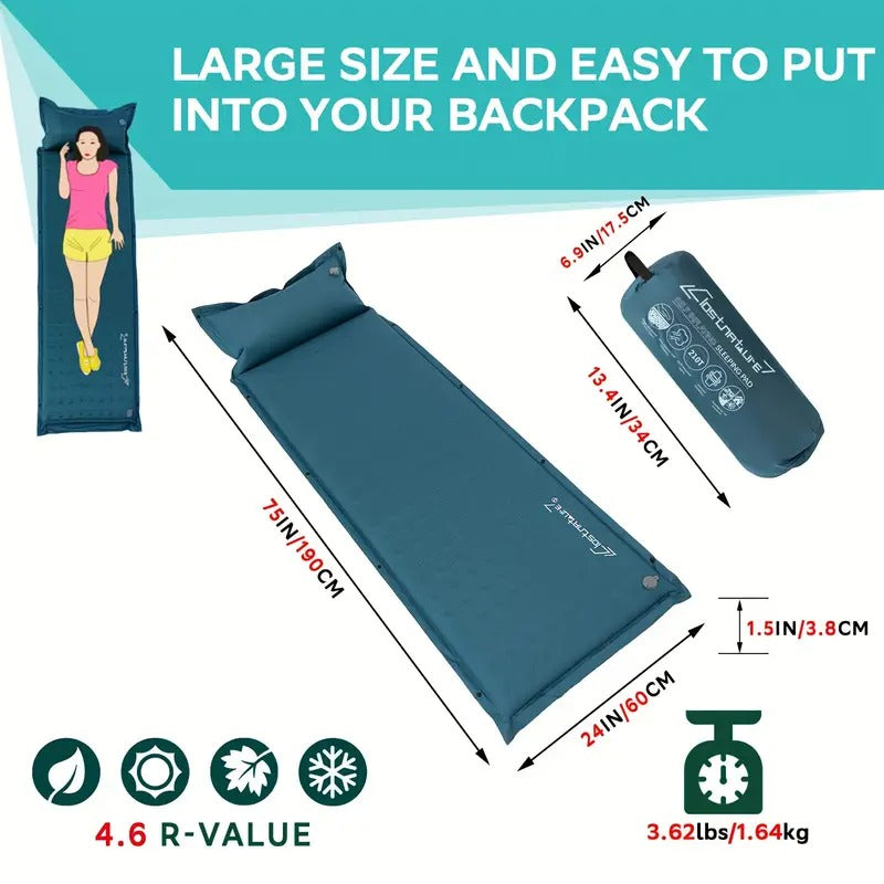 Self-Inflating Sleeping Pad Camping-1