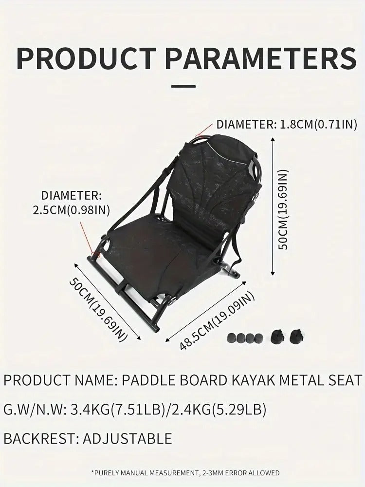 Aluminum Fishing Chair for Kayak-3