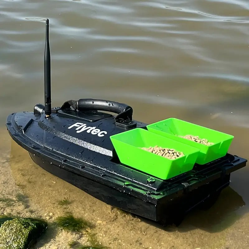 Remote Control Fishing Bait Boat Double Compartment-1