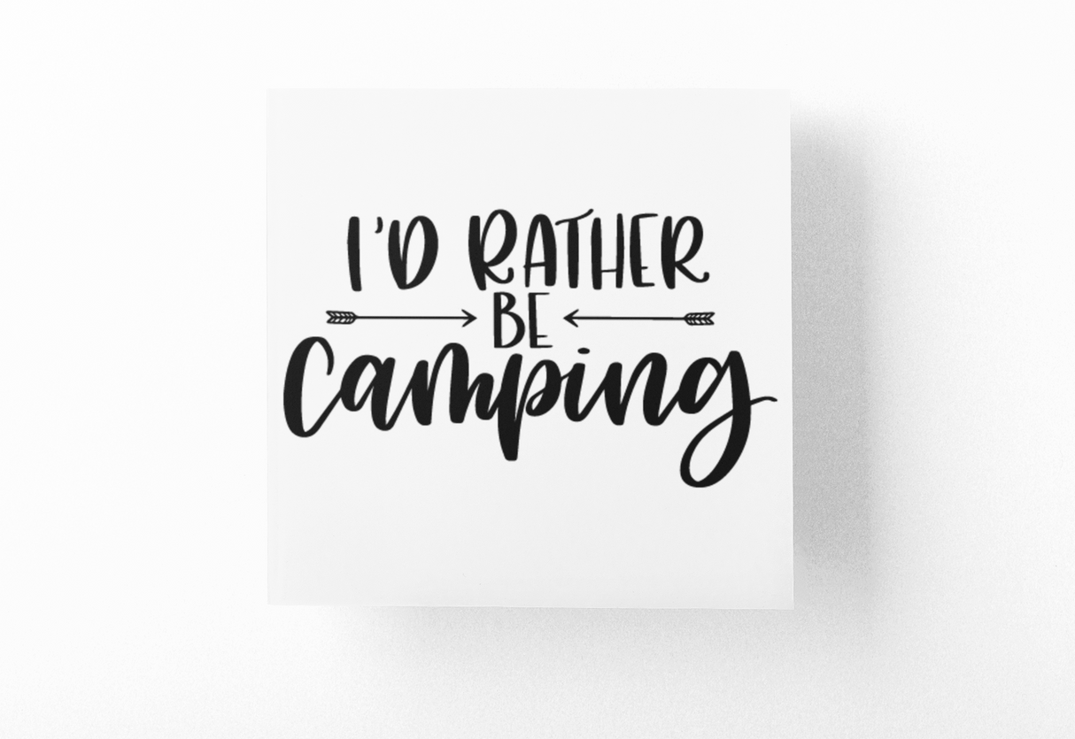 Rather Be Camping Adventure Sticker-0