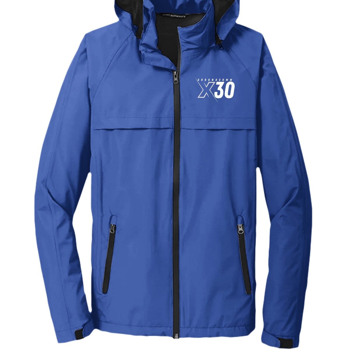 GroundComm X30 Waterproof Jacket Zip Off Hood 5000mm Breathable 1000GSM For Outdoor Enthusiasts