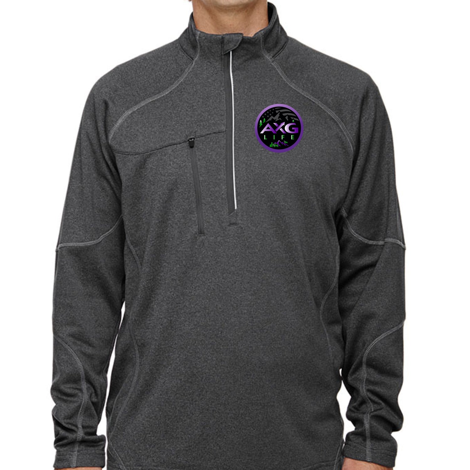 CARBON HEATHER - FRONT