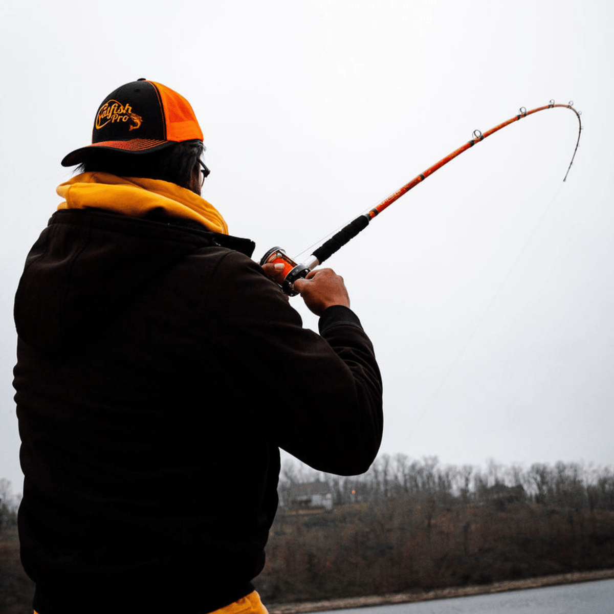 Orange Dragon Fire Casting Glow Rod