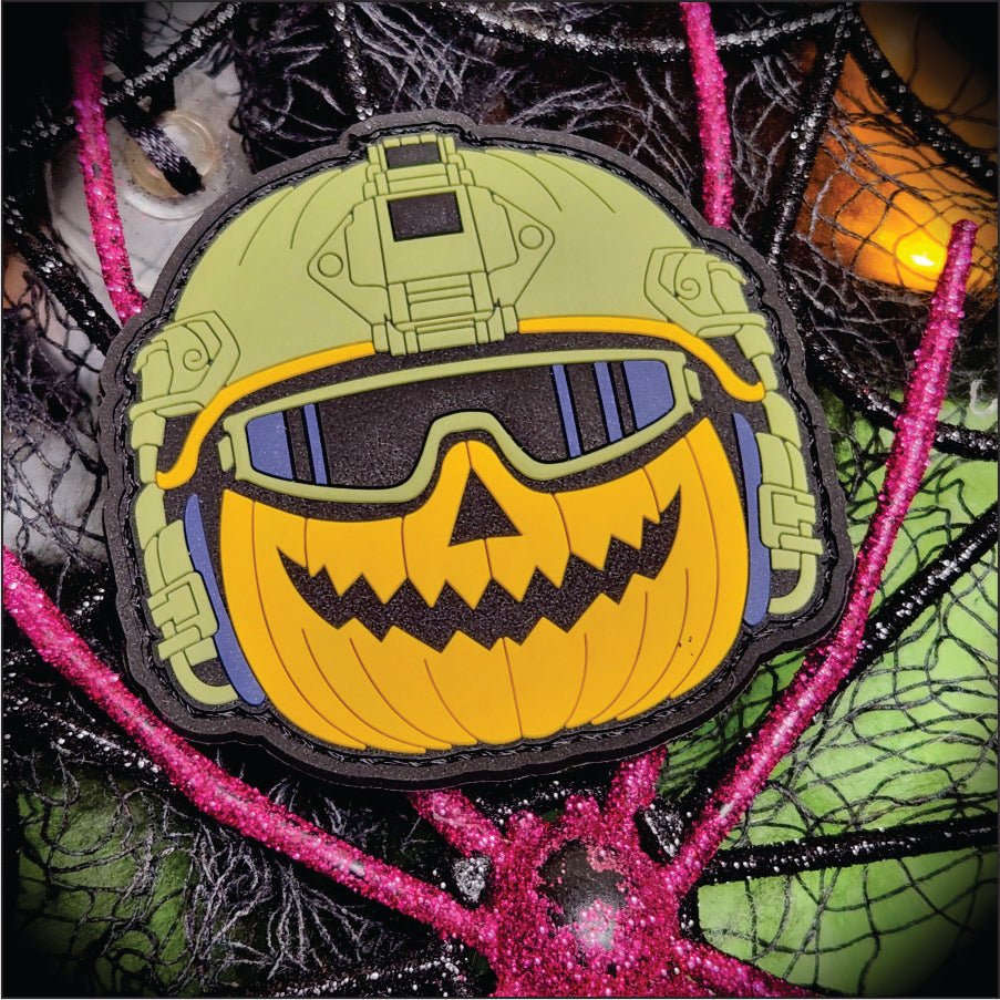 Jack - Pumpkin Helmet - 3" PVC Patch