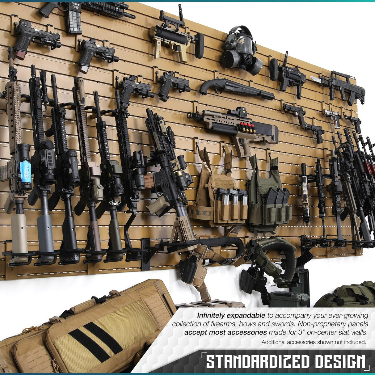 Wall Rack System - 5 Panel and Attachments