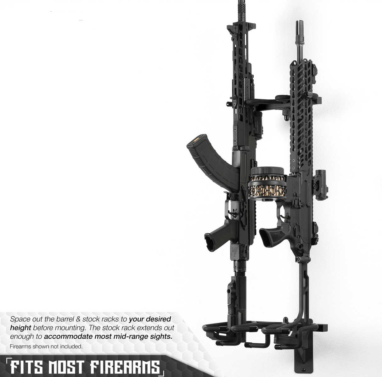 3 Slot Adjustable Wall Rack