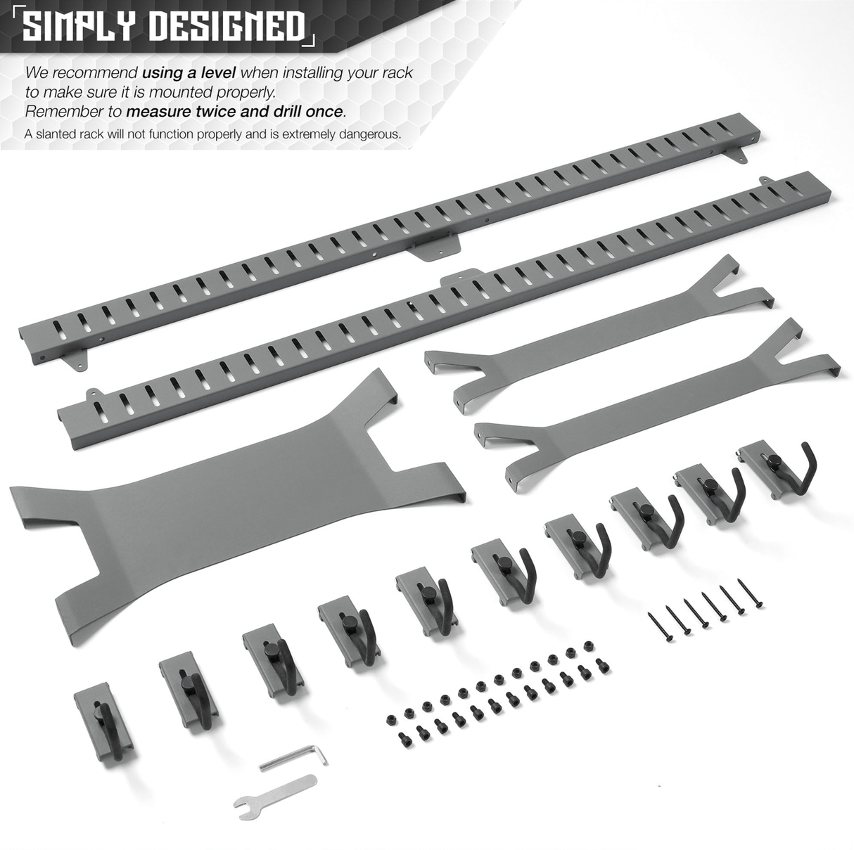 Horizontal Wall Rack