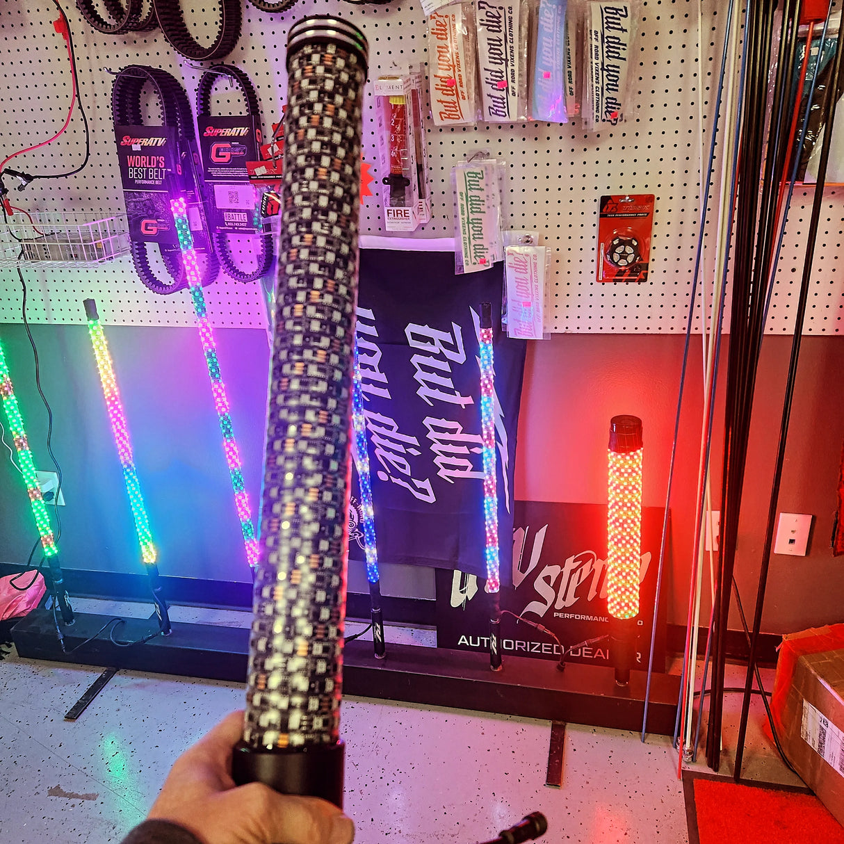 Fatty LED Light Whips (Pair)