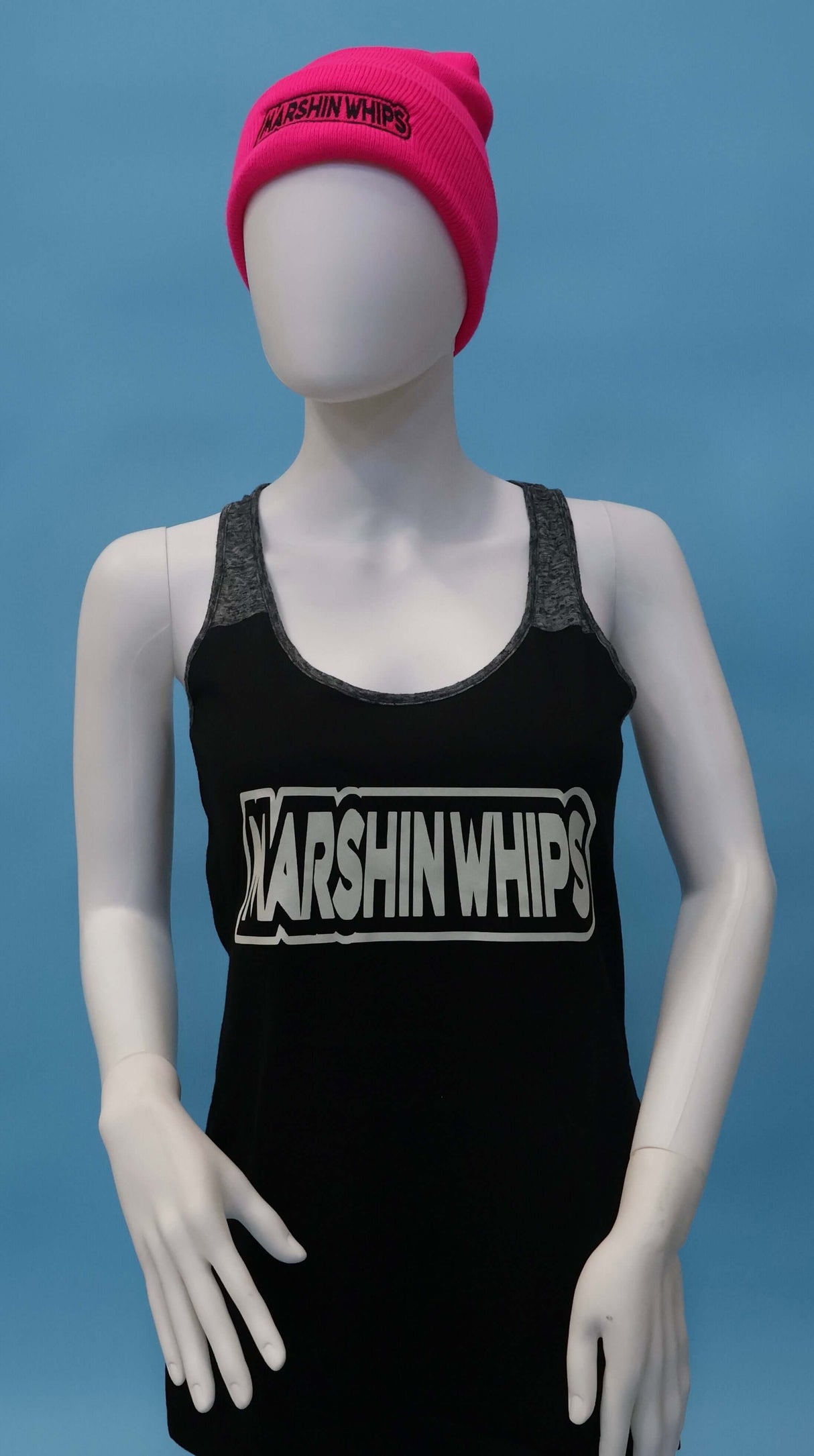 Black Marshin Whips Glow-in-the-Dark Tank Top