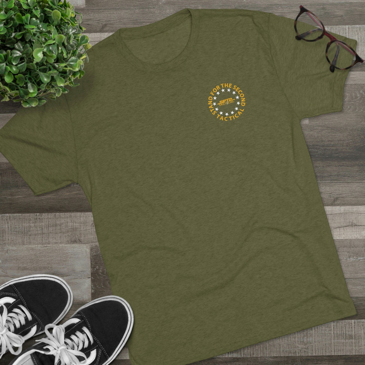 Don't Tread On Me Tri-Blend Crew Tee