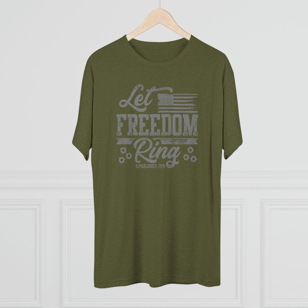 Let Freedom Ring - Tri-Blend Crew Tee