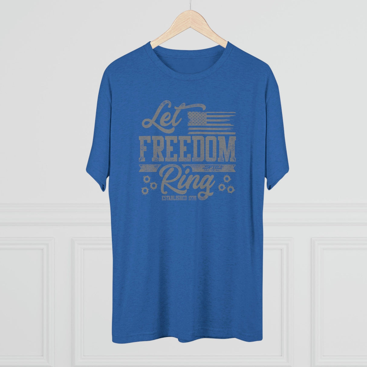 Let Freedom Ring - Tri-Blend Crew Tee