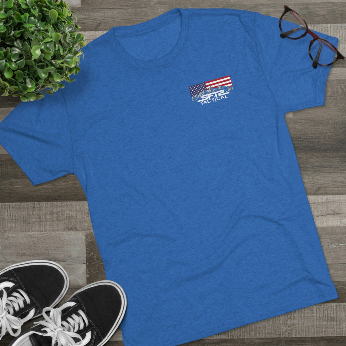 Over My Dead Body - Tri-Blend Crew Tee