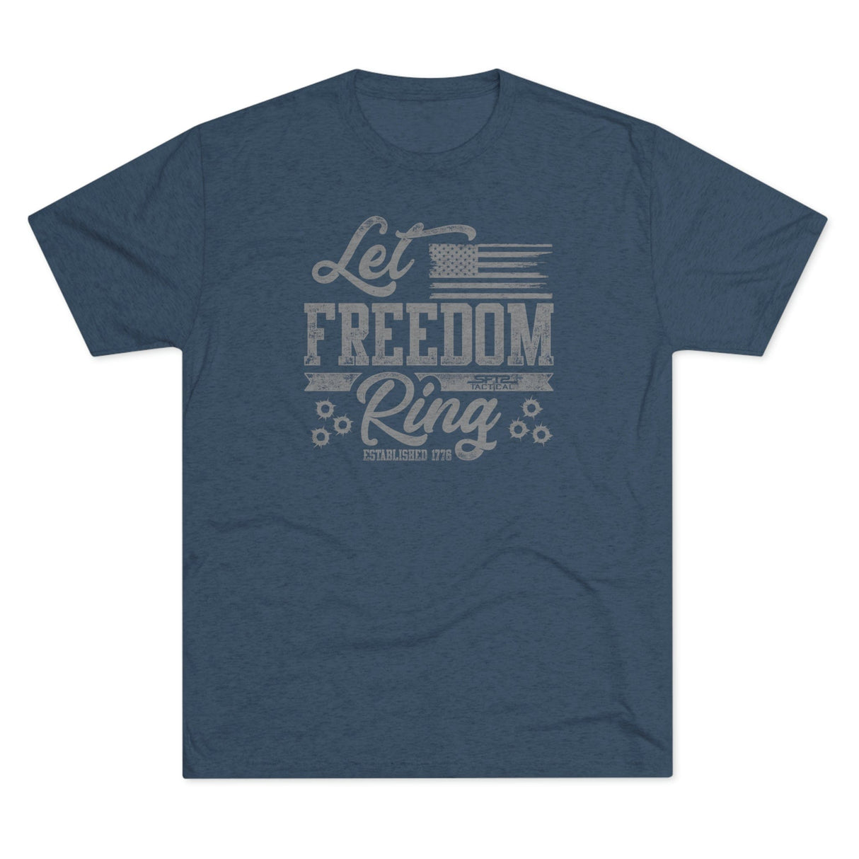 Let Freedom Ring - Tri-Blend Crew Tee