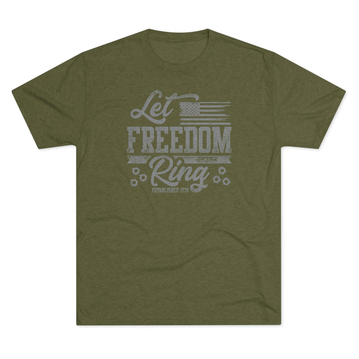 Let Freedom Ring - Tri-Blend Crew Tee