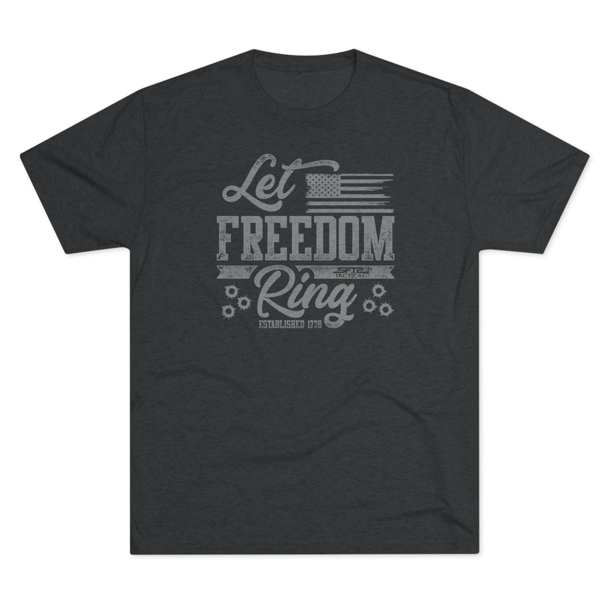 Let Freedom Ring - Tri-Blend Crew Tee
