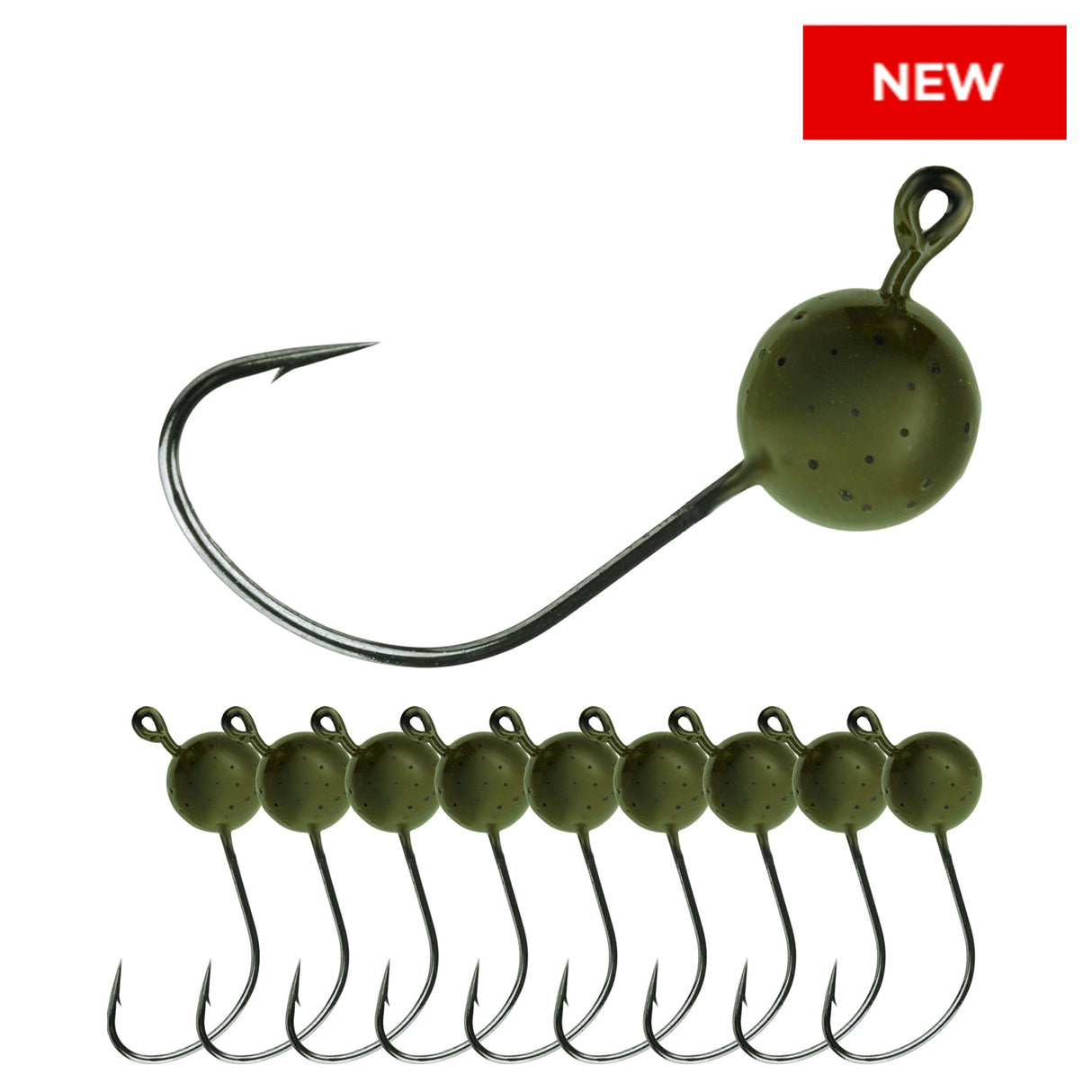 Reaction Tackle Lead Wacky Jigs- 10-PACK- Ultra Sharp - New