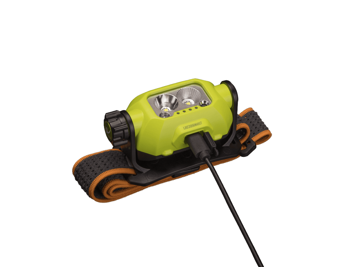 Fenix WH23R Gesture Sensing LED Headlamp For Industrial Work Hands Free Illumination With Spot And Flood Modes