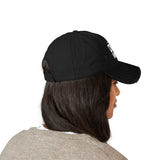 The Crew Hangar Distressed Embroidered Dad Hat Unisex Casual Vintage Cap For Everyday Wear