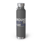 GroundComm X30 Copper Vacuum Insulated Bottle 22oz Keeps Hot 12 Hours Cold 48 Hours For Outdoors The Crew Hangar