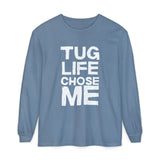 Tug Life Tarmac Edition Long Sleeve Shirt By The Crew Hangar For Aviation Ground Crew Warmth And Durability