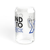 Sipper Glass GroundComm X30 16oz With Bamboo Lid And Tritan Straw By The Crew Hangar For Beverage Enthusiasts