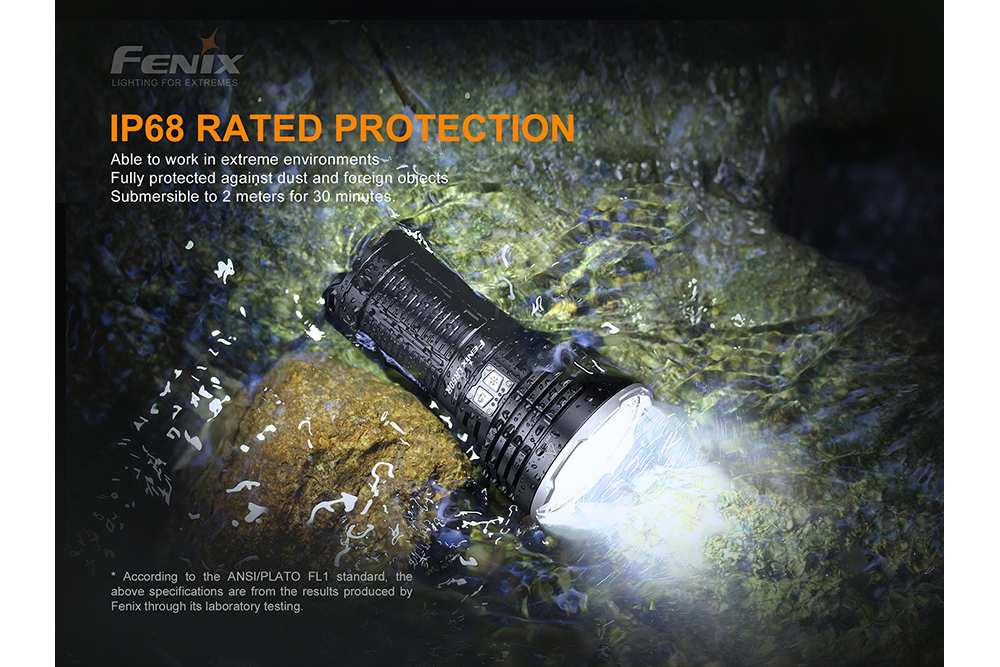 Fenix LR50R Multifunctional LED Search Light 12000 Lumens Long Range Beam For Rescue Pros And Outdoor Enthusiasts