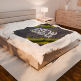The Crew Hangar Velveteen Plush Blanket For Cozy Nights In Luxurious Softness For Home Decor Lovers