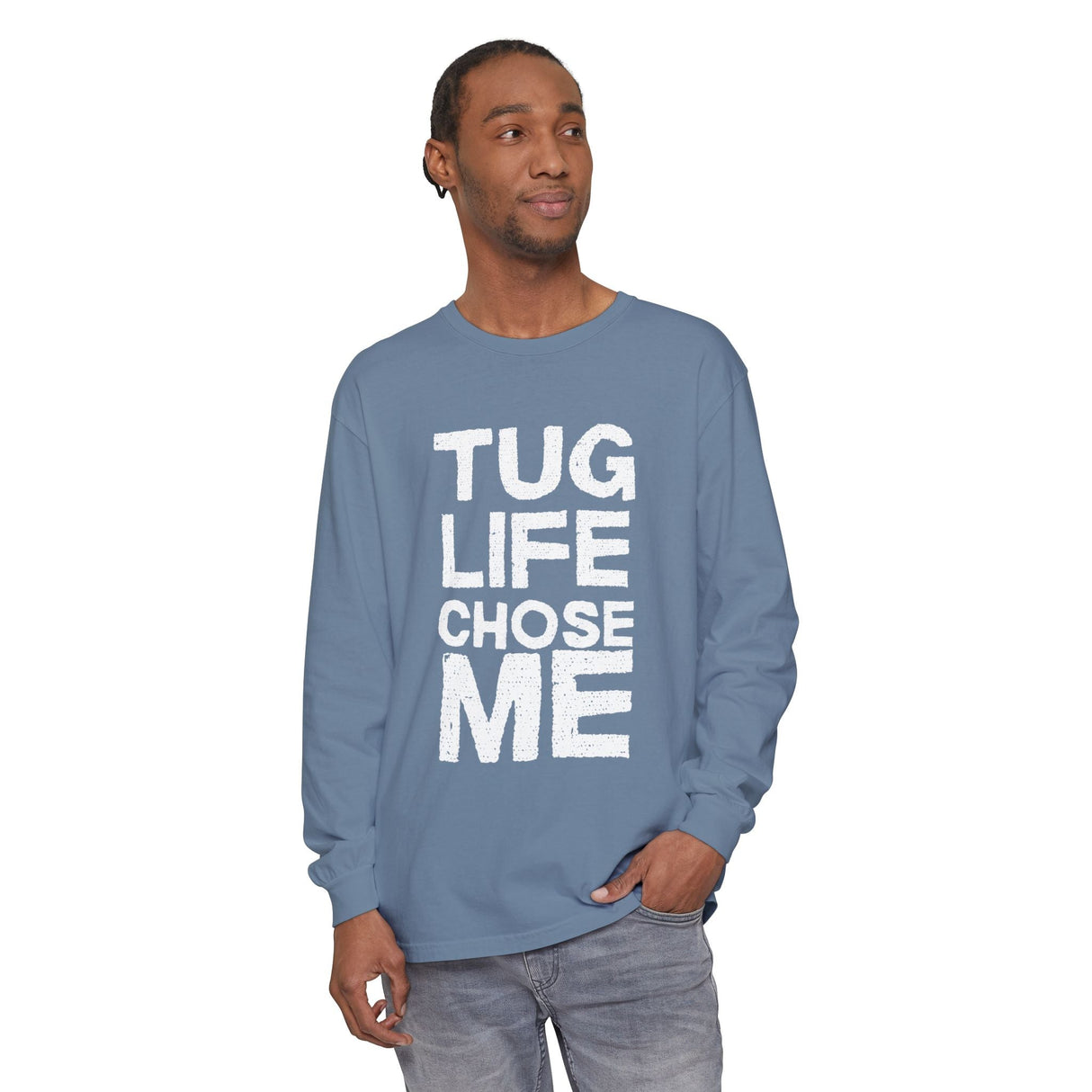 Tug Life Tarmac Edition Long Sleeve Shirt By The Crew Hangar For Aviation Ground Crew Warmth And Durability