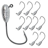 Reaction Tackle Lead Tube Jig Heads-10-Pack