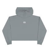 Elevate Crop Hoodie Flightline Fit By The Crew Hangar Ultra Soft Fleece For Crews Gym Goers Off-Shift Ready Athleisure