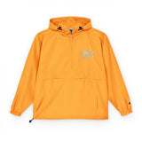 Champion Unisex Packable Windbreaker Jacket For Outdoor Adventurers Lightweight Water Resistant Vibrant Orange