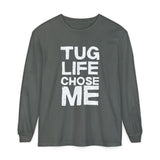 Tug Life Tarmac Edition Long Sleeve Shirt By The Crew Hangar For Aviation Ground Crew Warmth And Durability