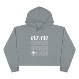 Elevate Crop Hoodie Flightline Fit By The Crew Hangar Ultra Soft Fleece For Crews Gym Goers Off-Shift Ready Athleisure