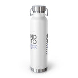 GroundComm X30 Copper Vacuum Insulated Bottle 22oz Keeps Hot 12 Hours Cold 48 Hours For Outdoors The Crew Hangar
