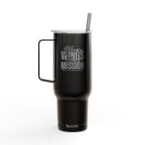 The Crew Hangar 40oz Insulated Tumbler With Engraved Lid For On The Go Professionals Keeps Drinks Hot Or Cold