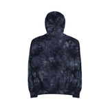 Unisex Tie-Dye Champion Hoodie By The Crew Hangar With Scrunch-Dye Unique Pattern