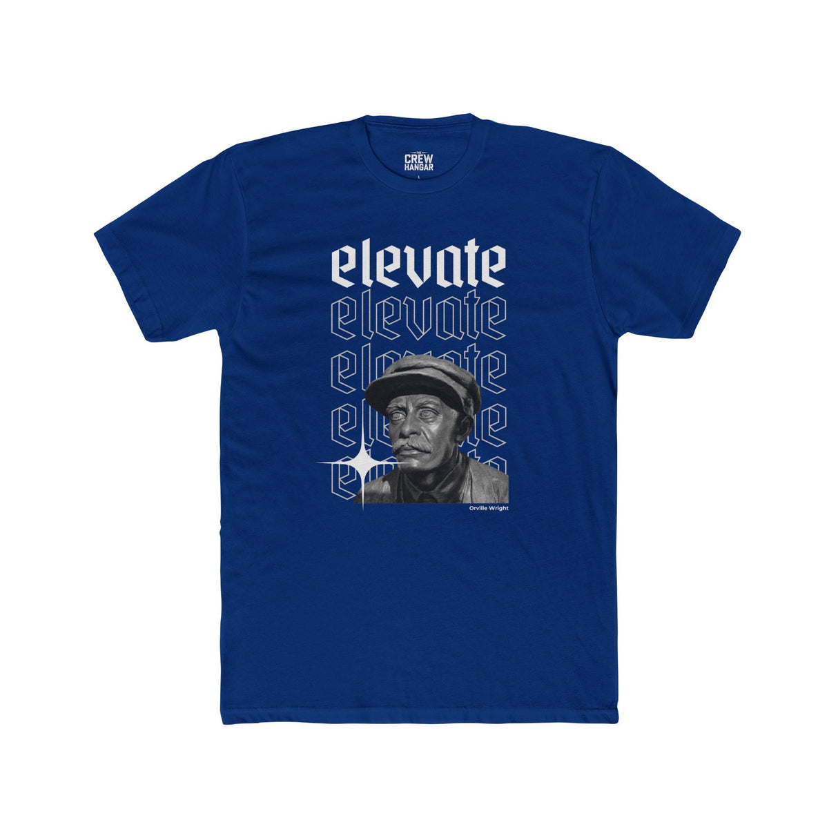 Orville Wright Vintage Tee Elevate Edition By The Crew Hangar Soft Structured Fit For Aviation History Fans