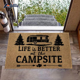 "Life Is Better At The Campsite RV Doormat - 19.7x31.5in (50x80cm)-1