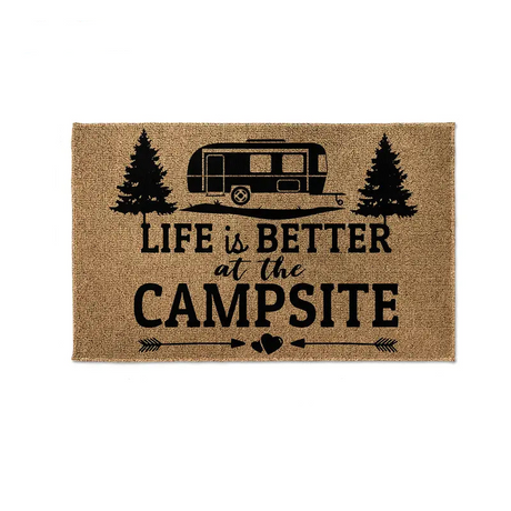 "Life Is Better At The Campsite RV Doormat - 19.7x31.5in (50x80cm)-0